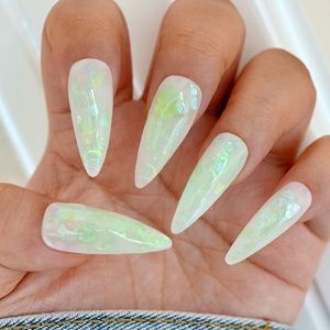 Long Almond shape press on nails